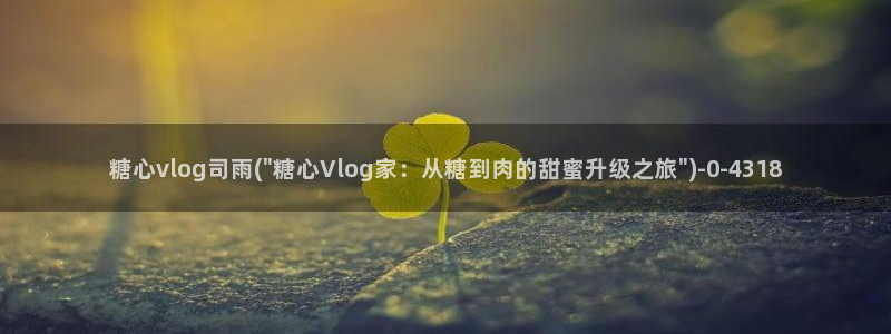糖心vlog免费下：糖心vlog司雨(\