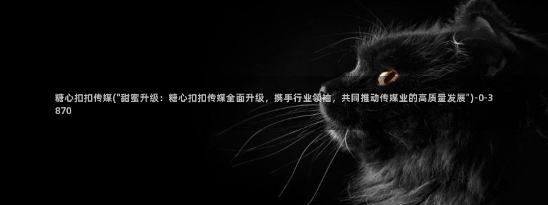 糖心娜娜糖心vlog最新款式介绍：糖心扣扣传媒(